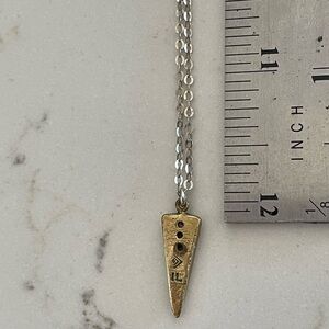 Silpada Gold and Silver Geometric Necklace